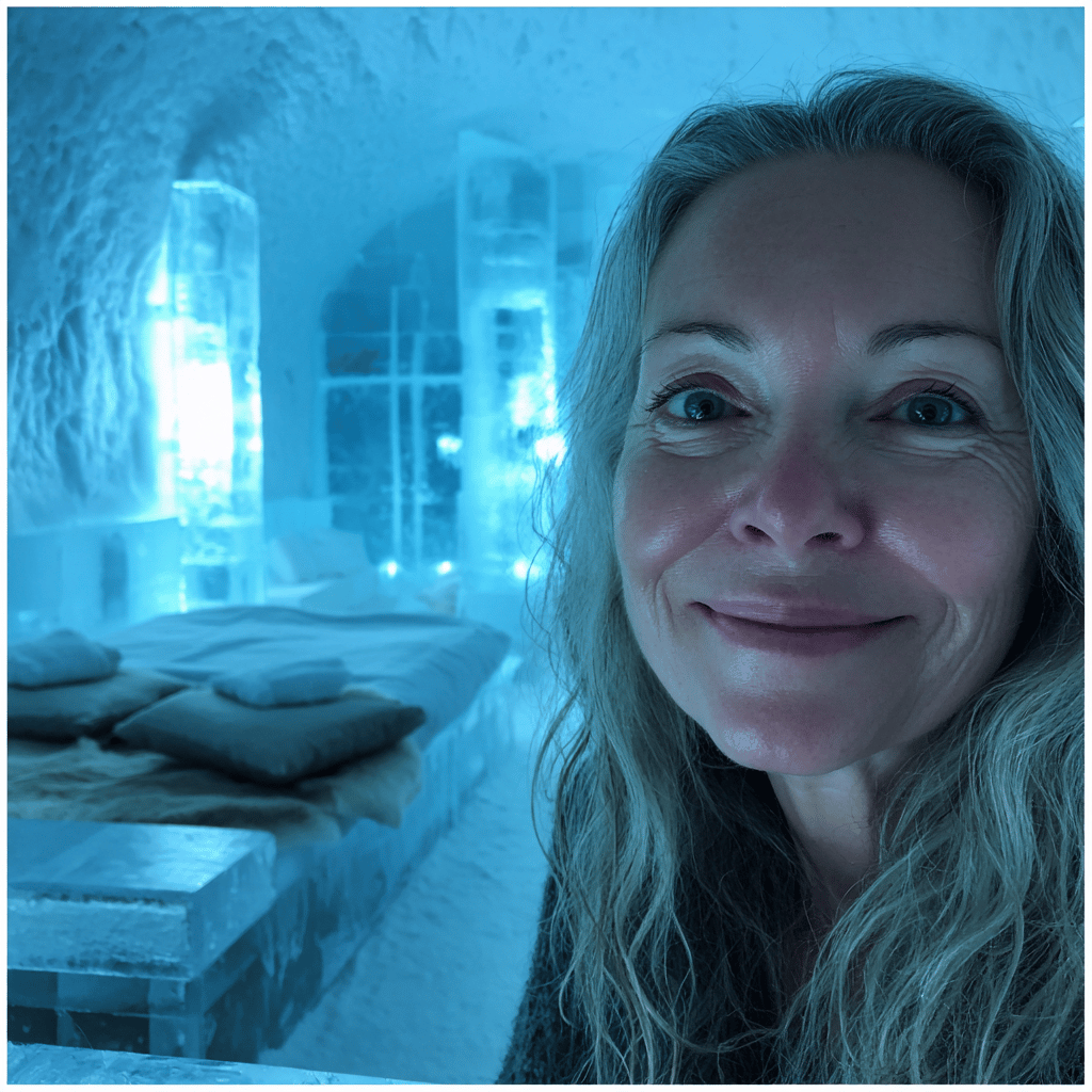 Northern Lights over Icehotel