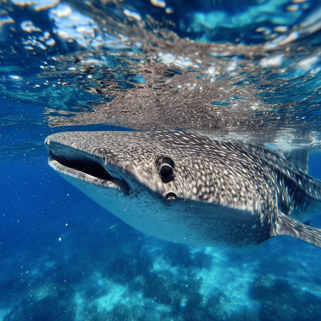 Whale shark snorkeling experience