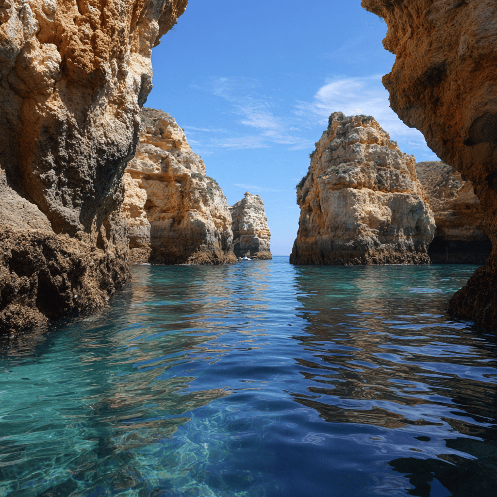 Stunning Algarve coastline boat tour