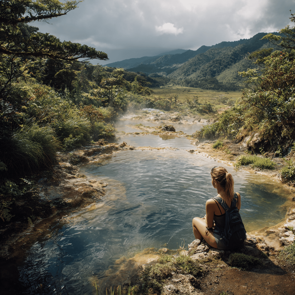Hot springs and geothermal features at Rincon de la Vieja
