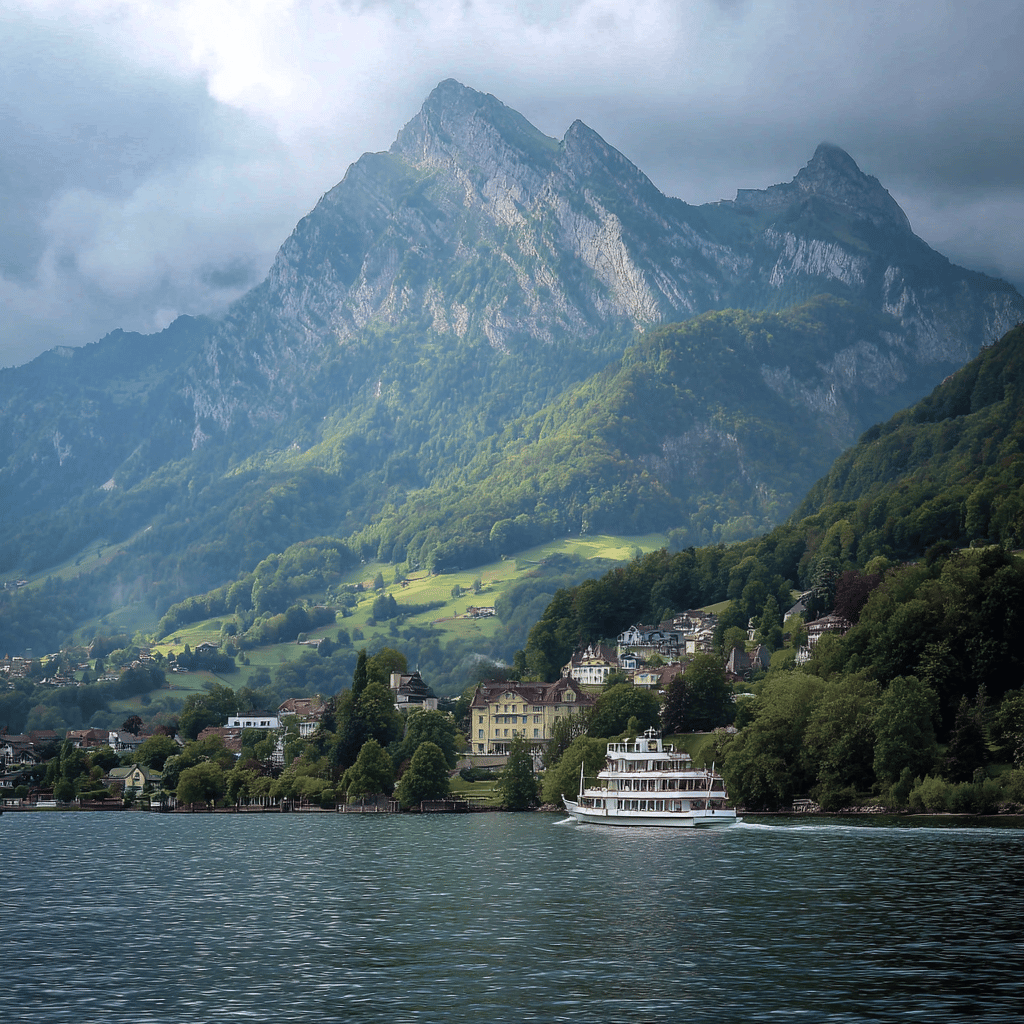 Lake Lucerne mountain activities and landscapes