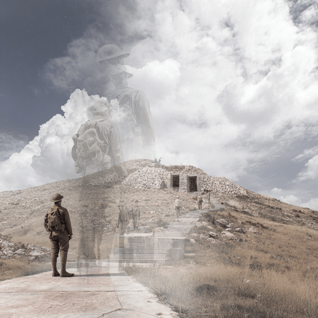 Gallipoli Peninsula memorial view