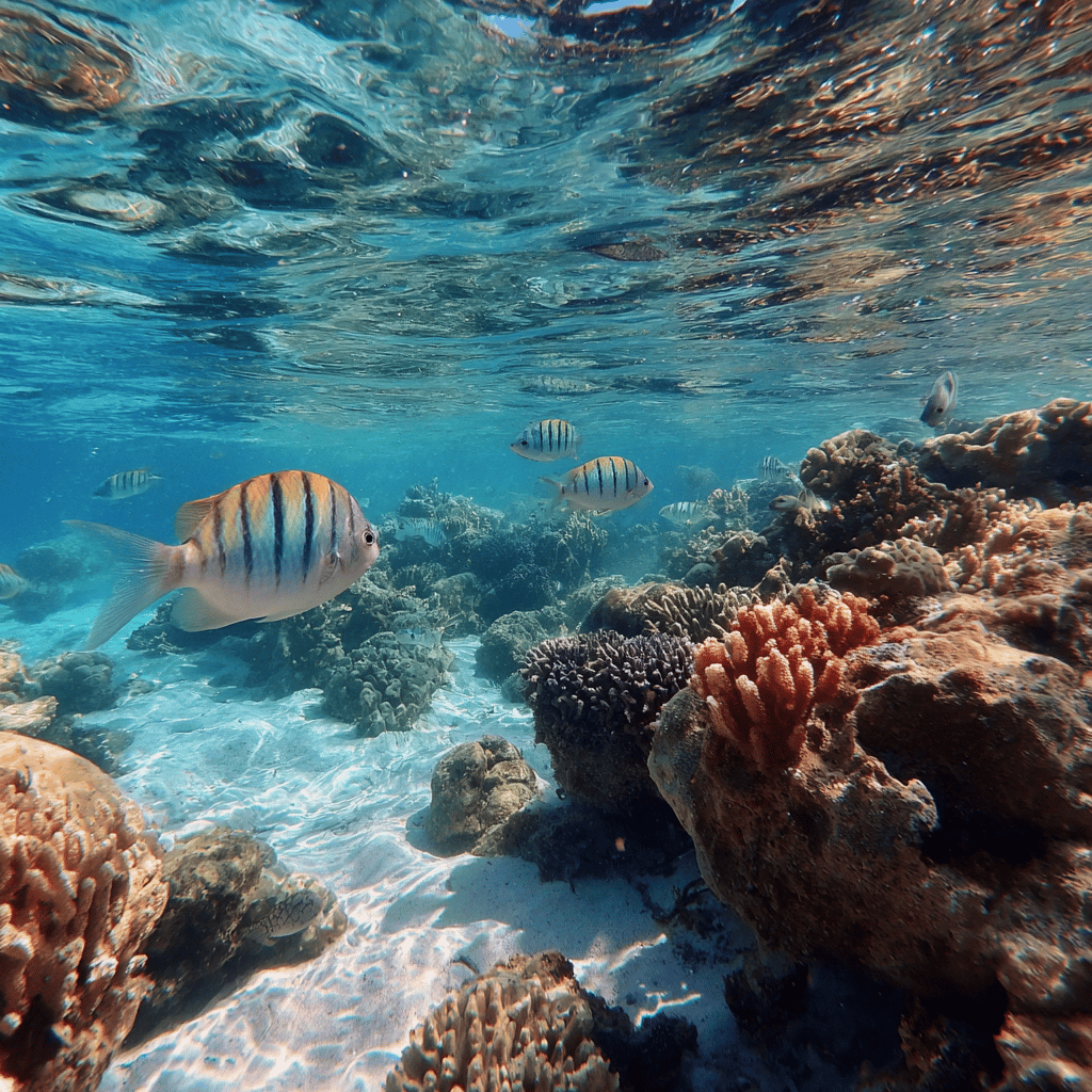 Snorkeling in the Great Barrier Reef