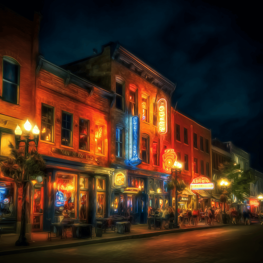 Broadway Street Nashville Nightlife
