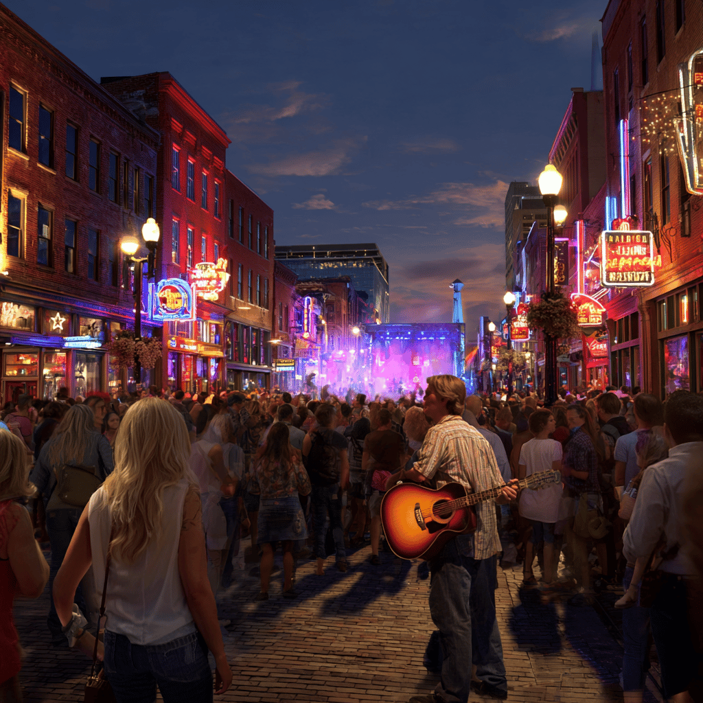 Live Music Performance on Broadway