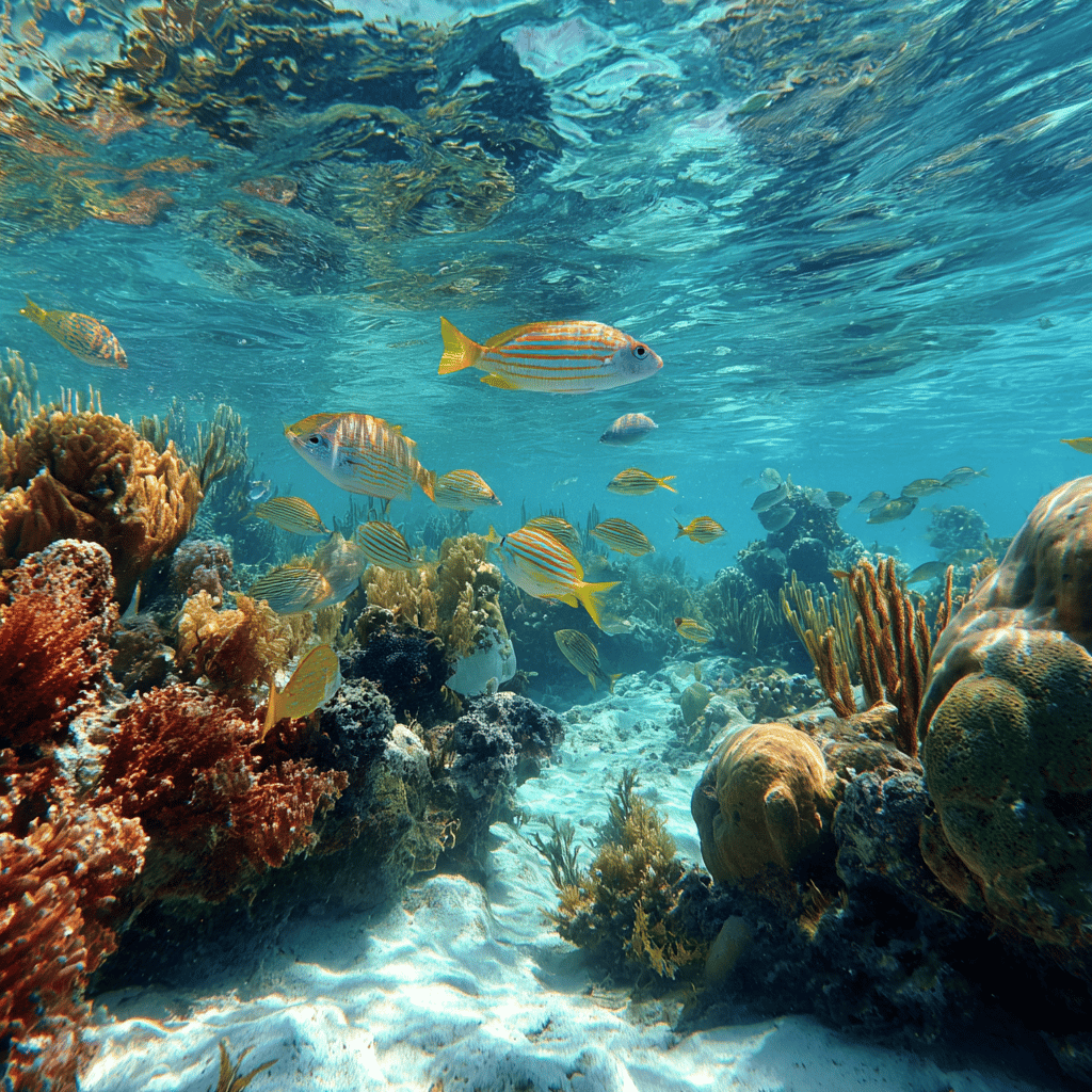 Guided snorkeling tours showcasing Cozumel's diverse marine ecosystem