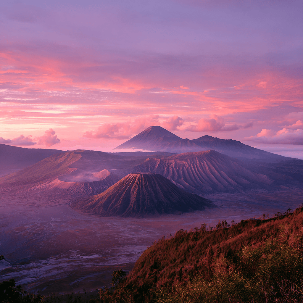 Mount Bromo sunrise view