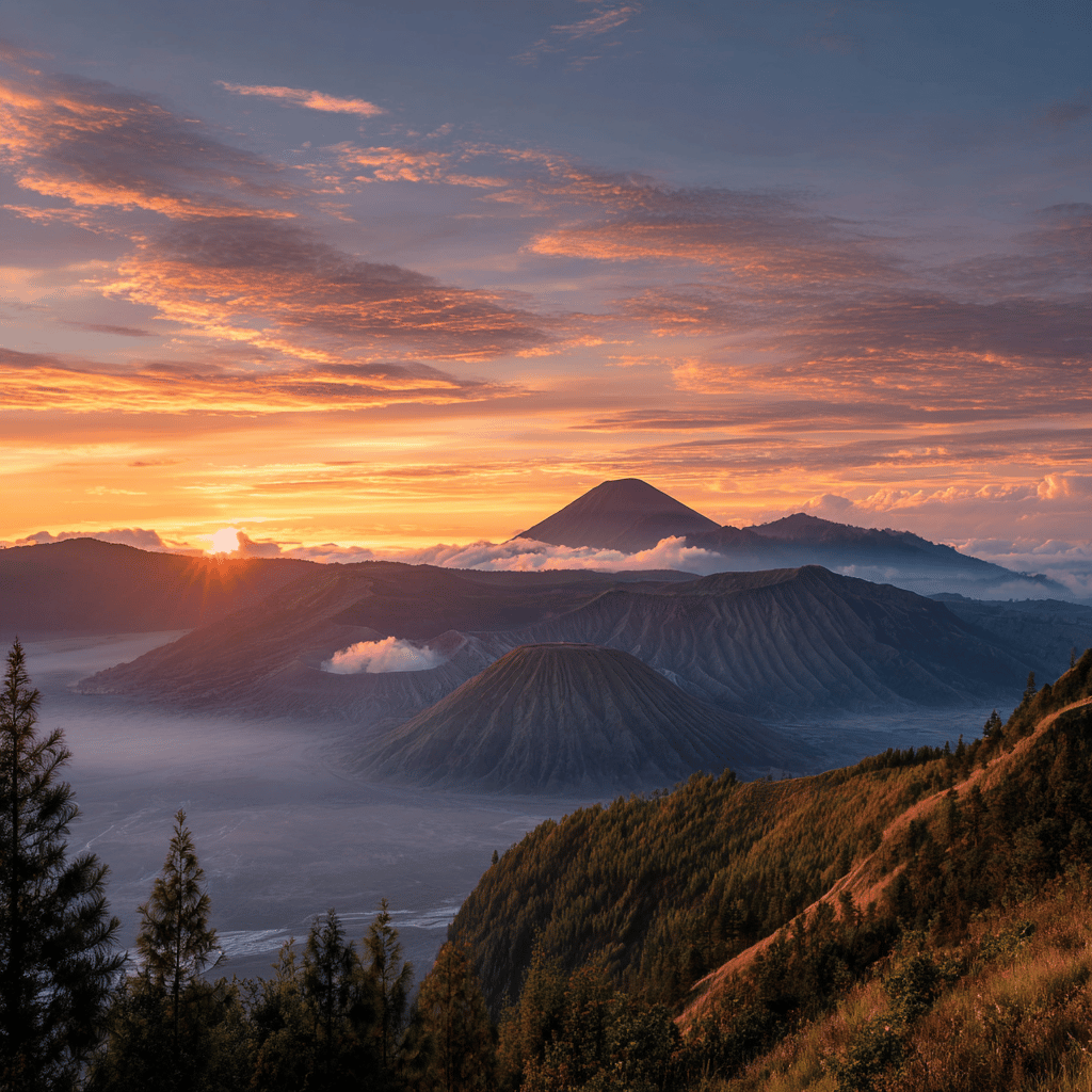 Mount Bromo sunrise view
