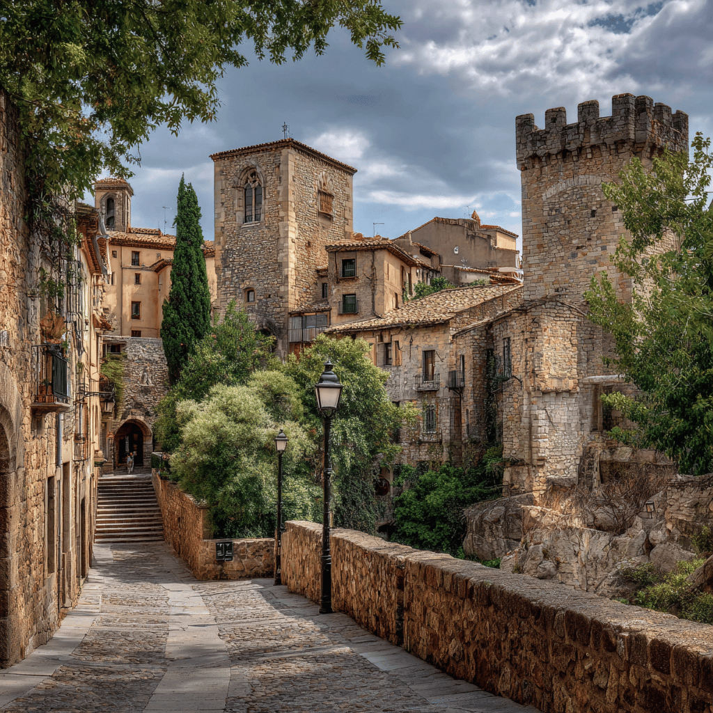 Girona Cathedral and historic architecture