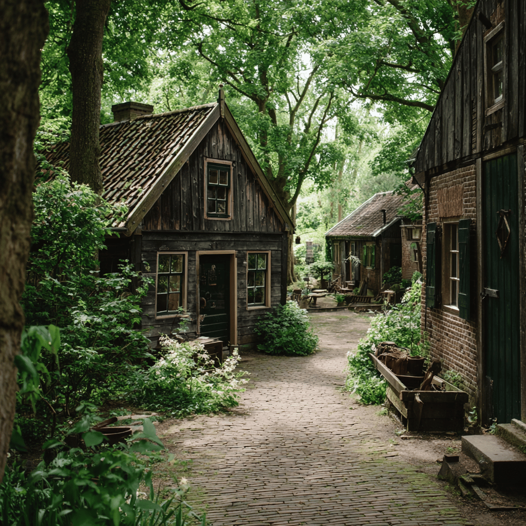 Beautiful gardens and natural landscapes at the museum