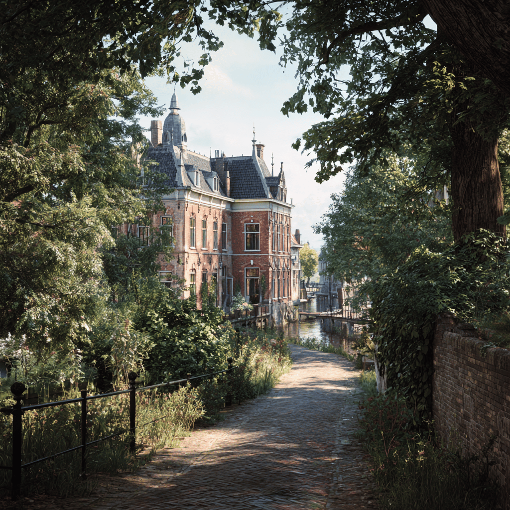 Natural gardens at Openlucht Museum