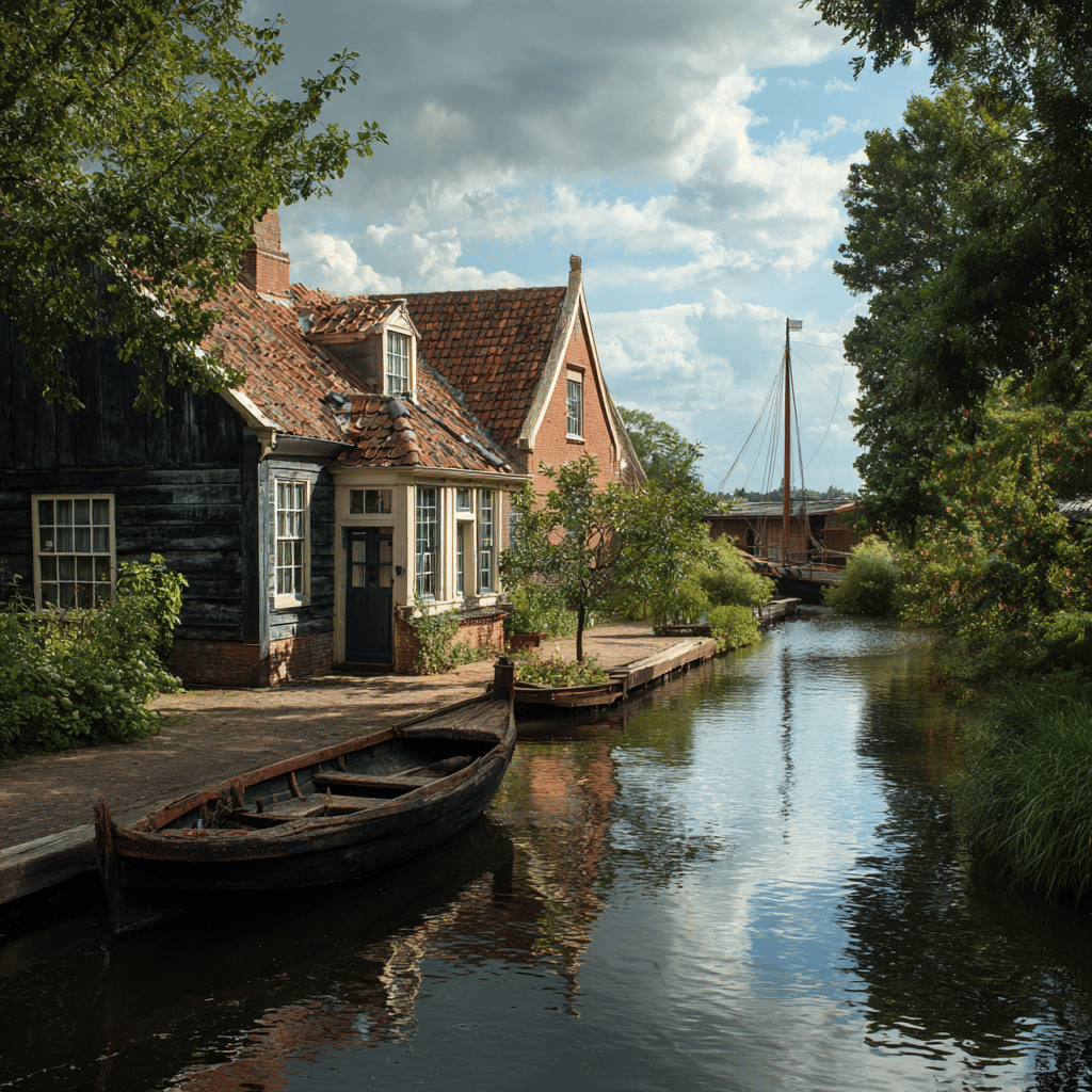 Traditional Dutch house at Openlucht Museum