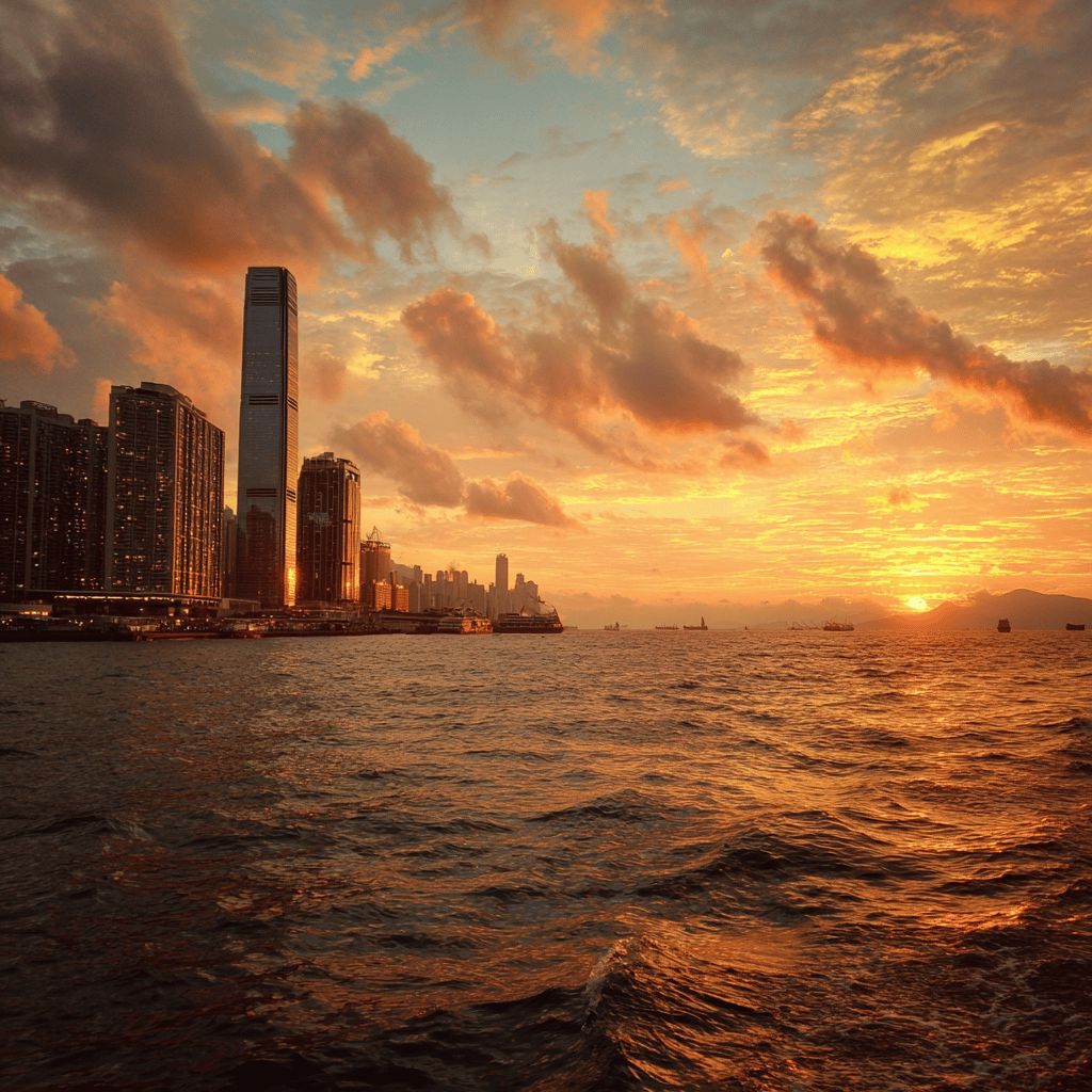 Victoria Harbour sunset cruise
