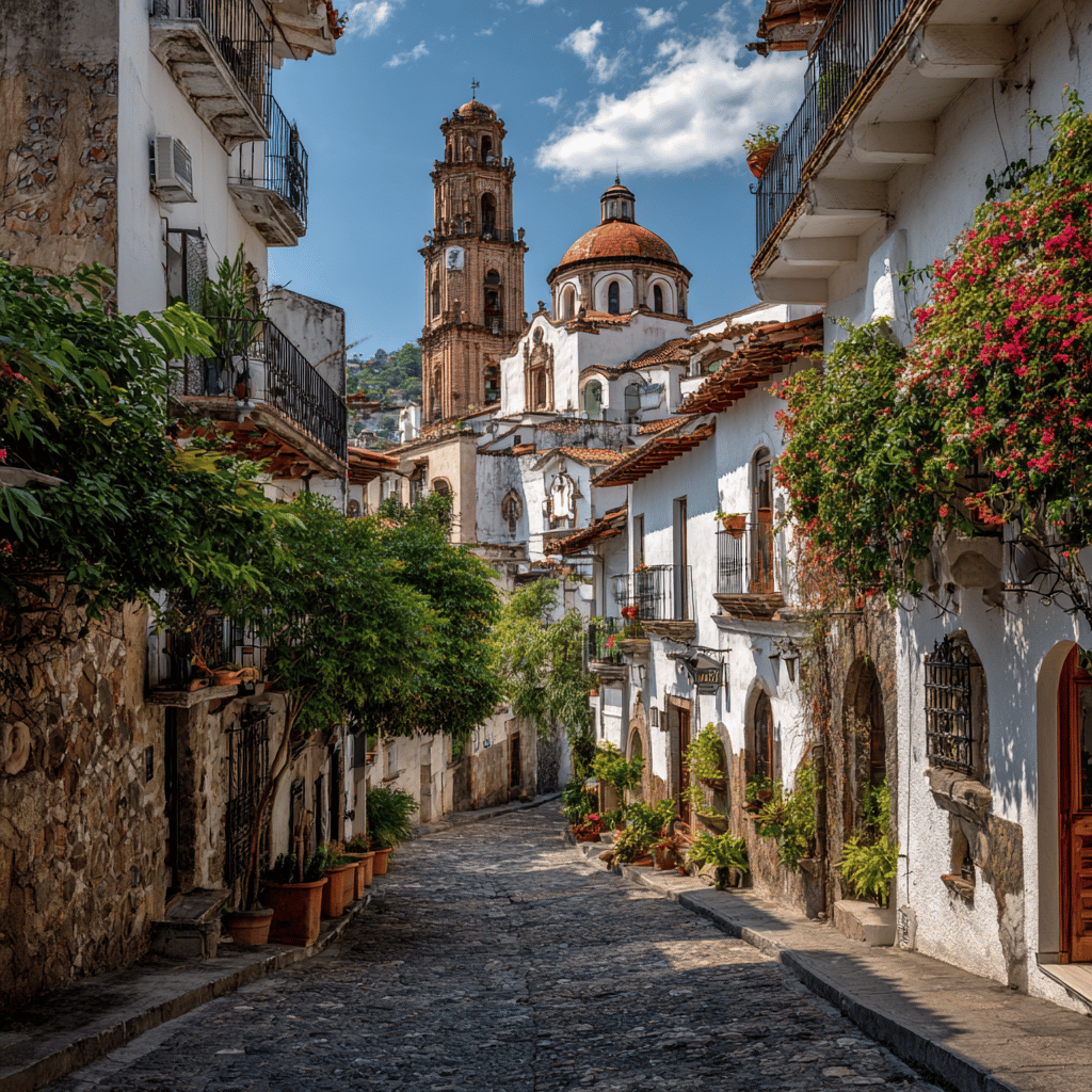 Taxco colonial architecture