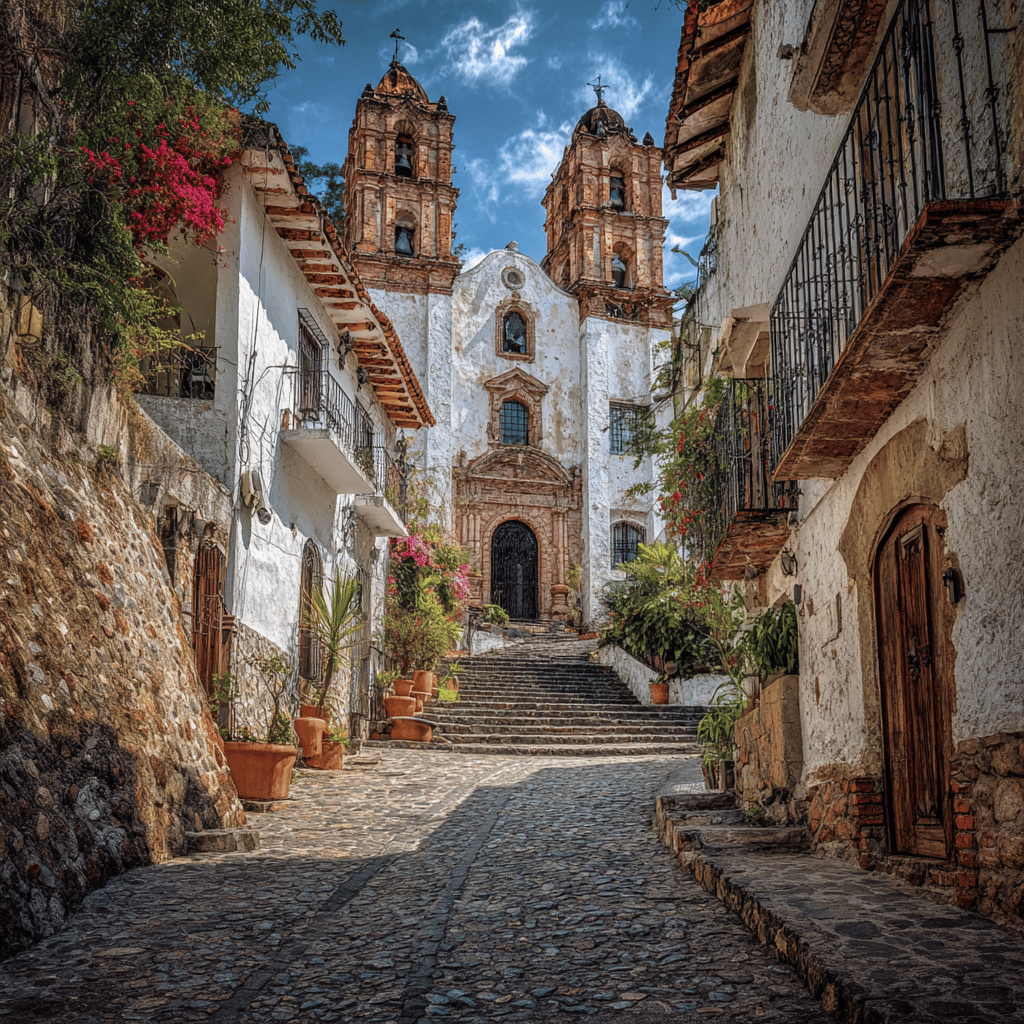 Taxco colonial architecture
