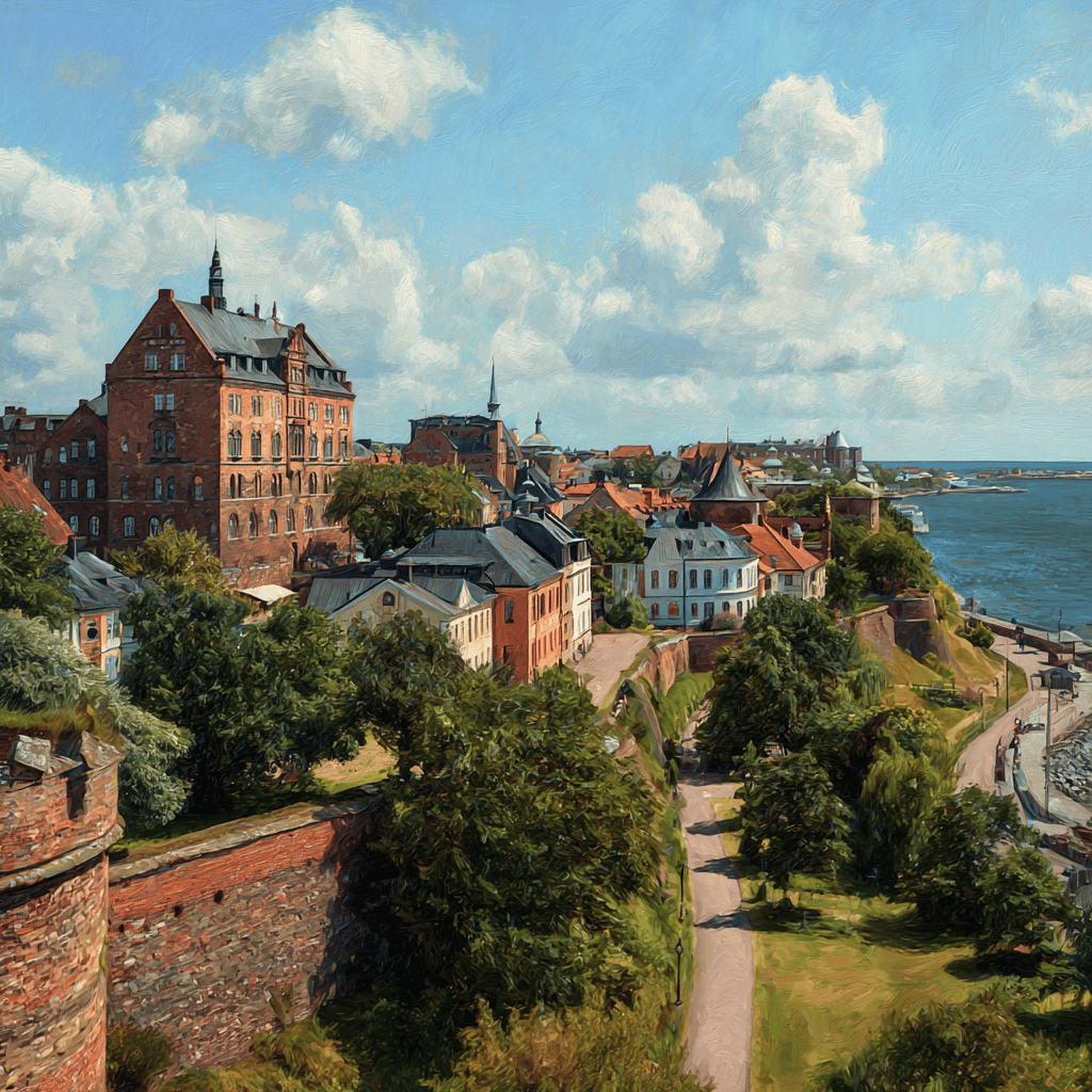 Helsingborg Castle gardens