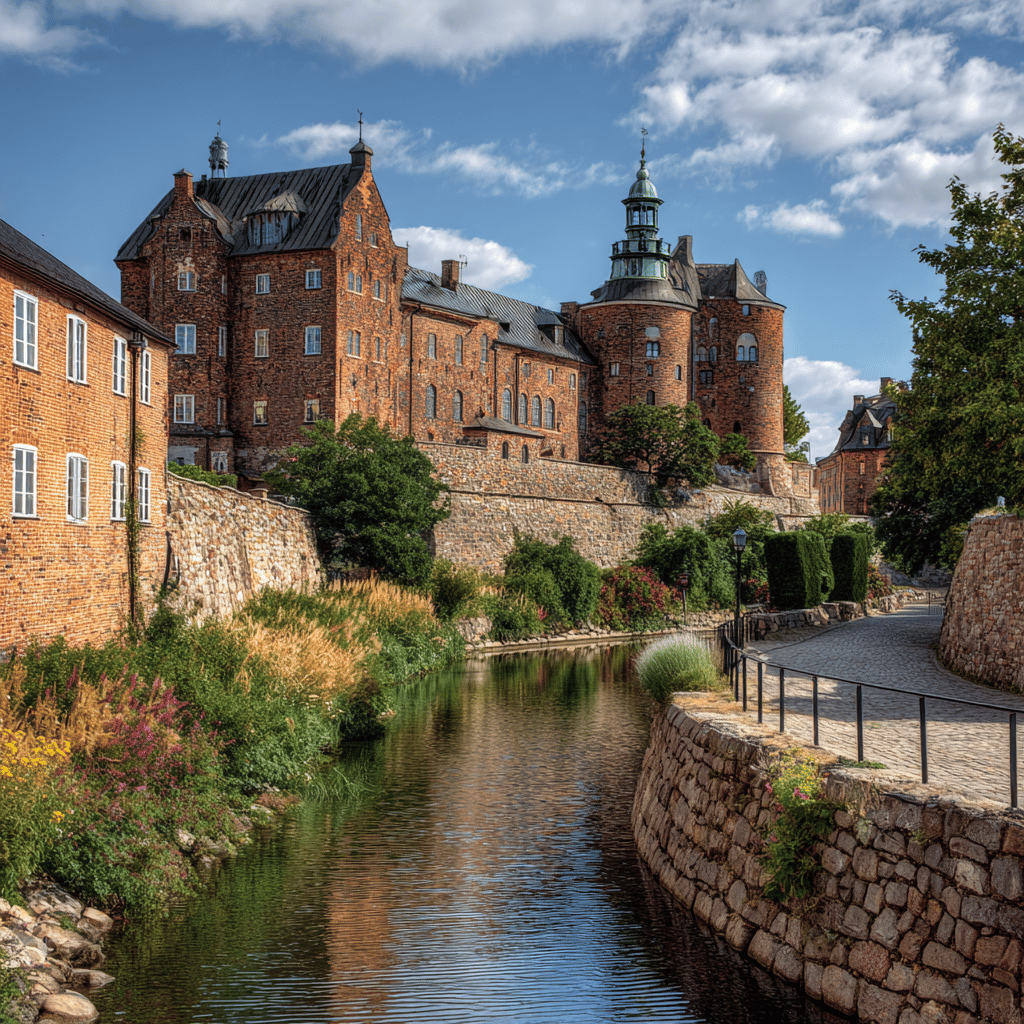 Helsingborg Castle gardens and grounds