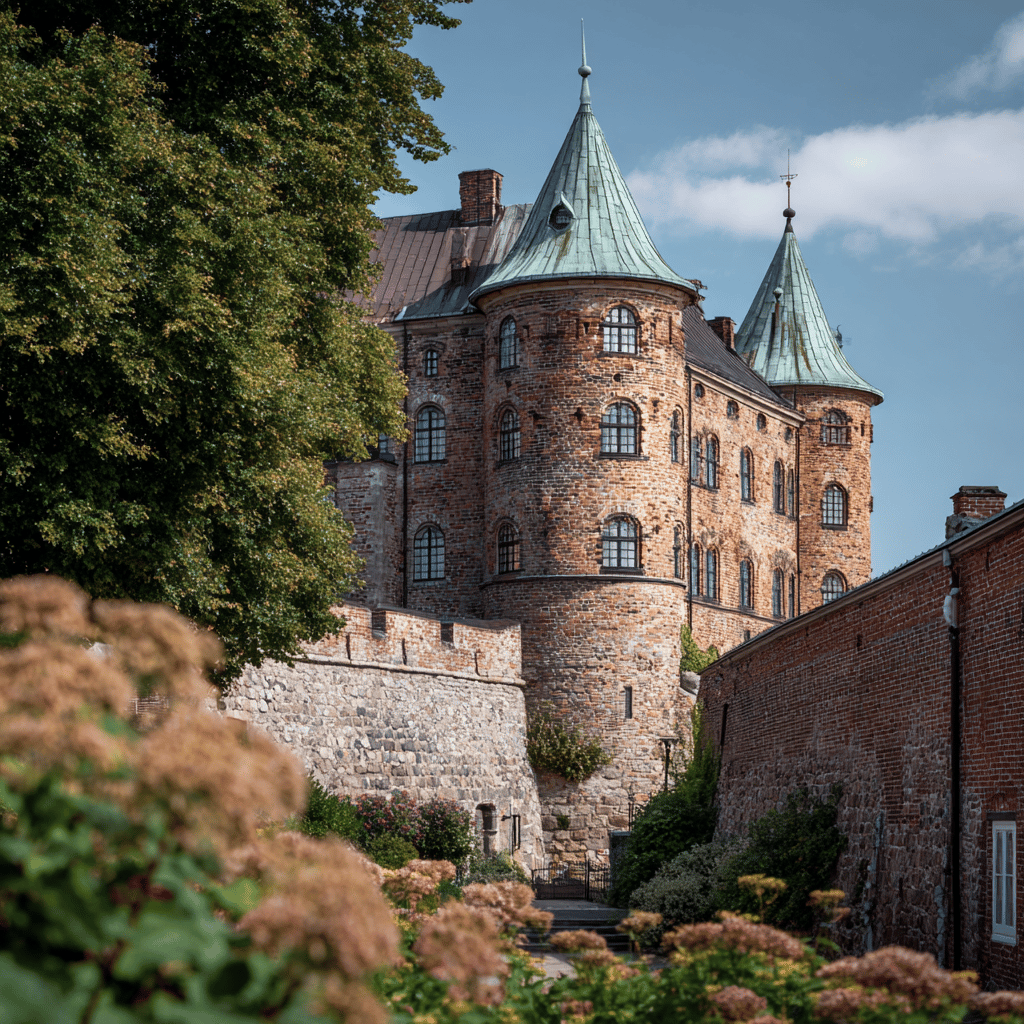 Panoramic view from Helsingborg Castle