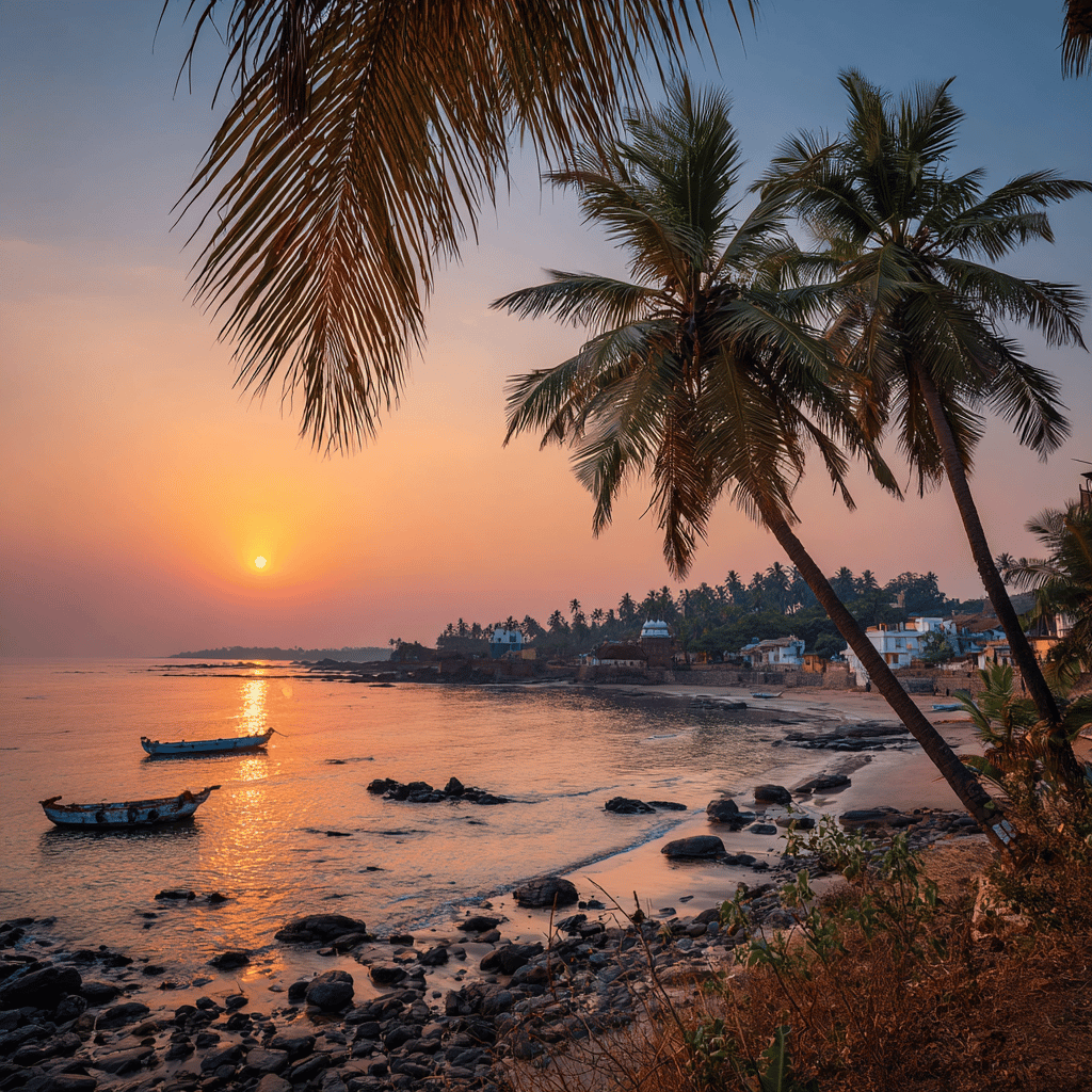 Yoga on the beach in Goa