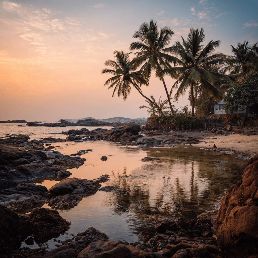 Goa beach relaxation