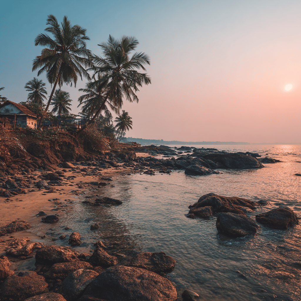 Goa beach relaxation