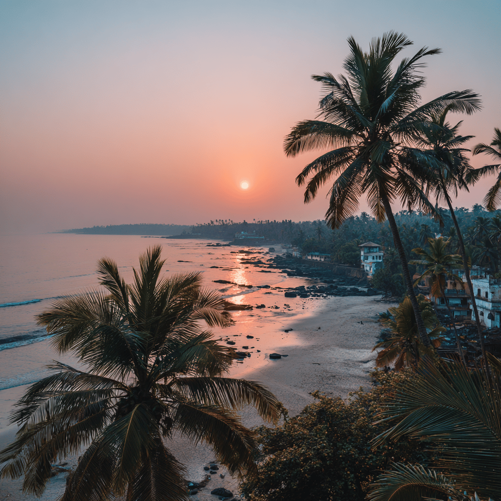 Goa Beach Sunset