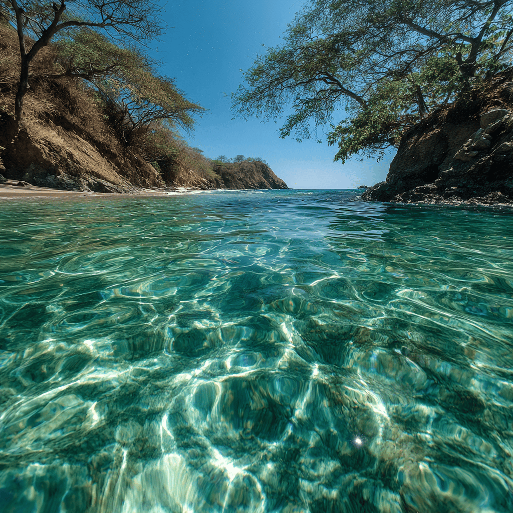 Snorkeling in Playa Flamingo coral reefs