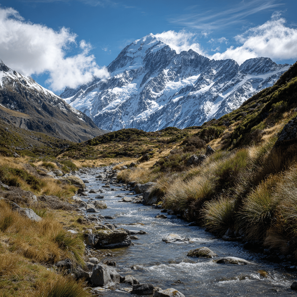 Hooker Valley Track hiking trail
