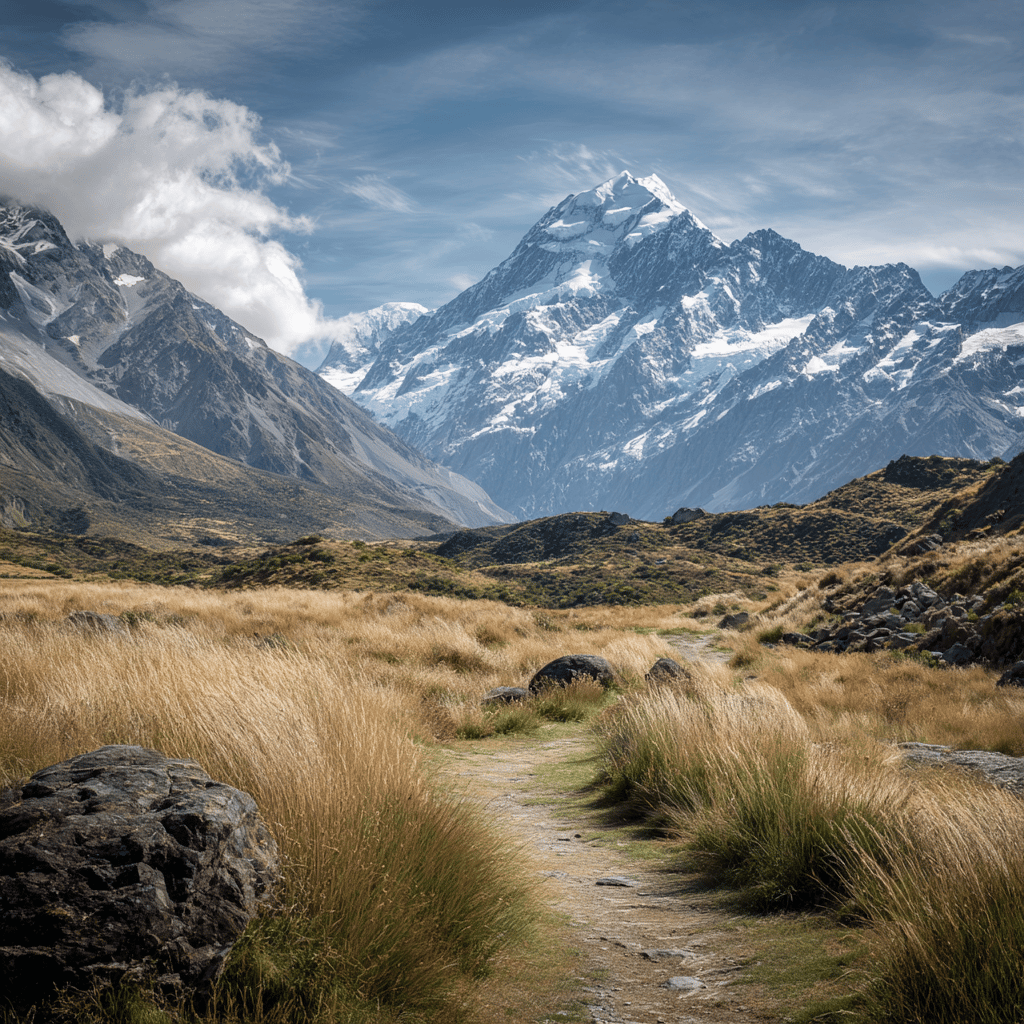 Mount Cook views from Hooker Valley Track