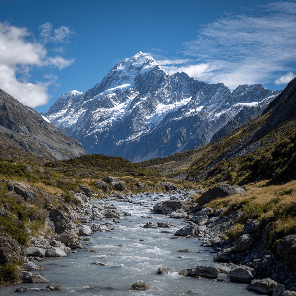 Hooker Valley Track scenic views