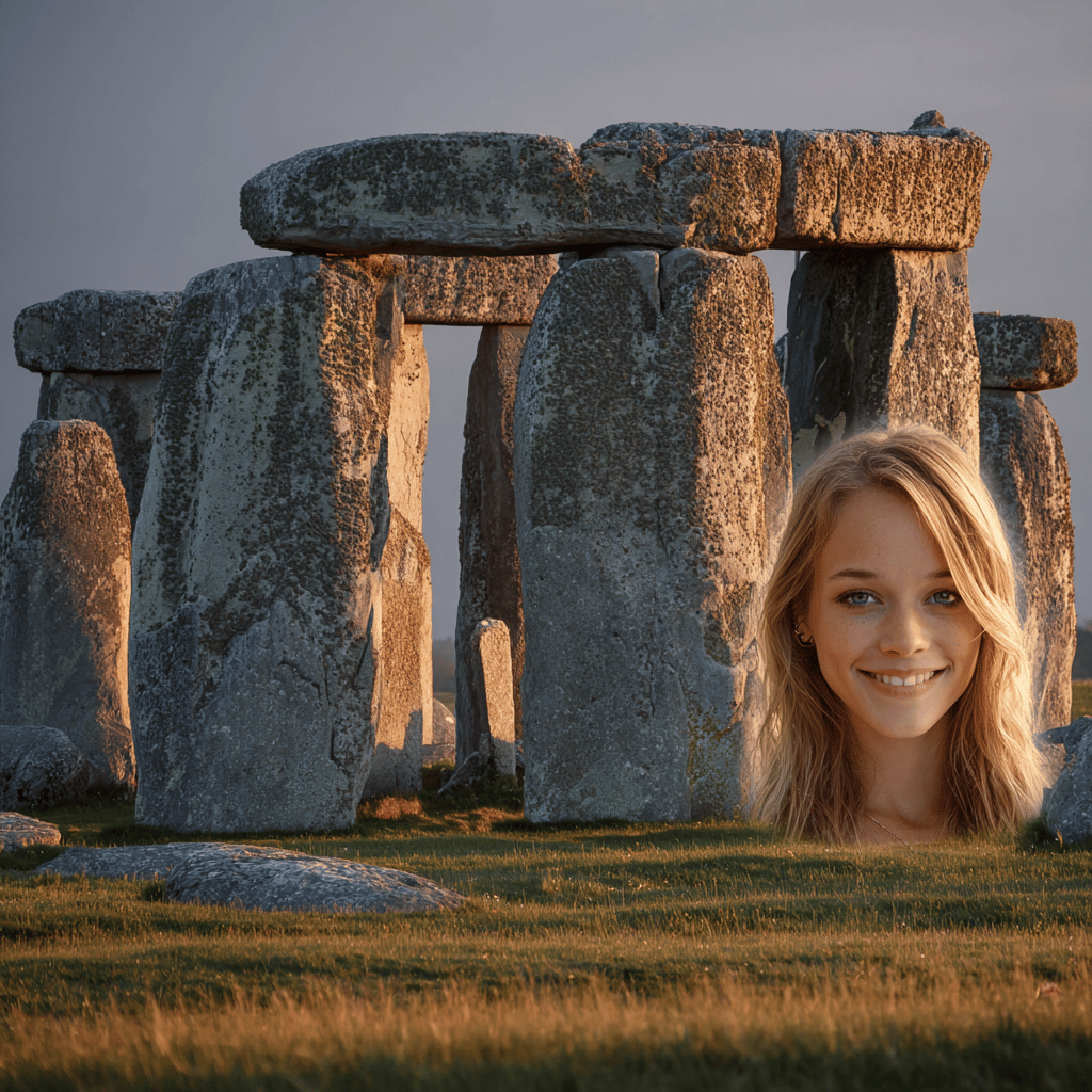 Crowds gathering at Stonehenge for summer solstice