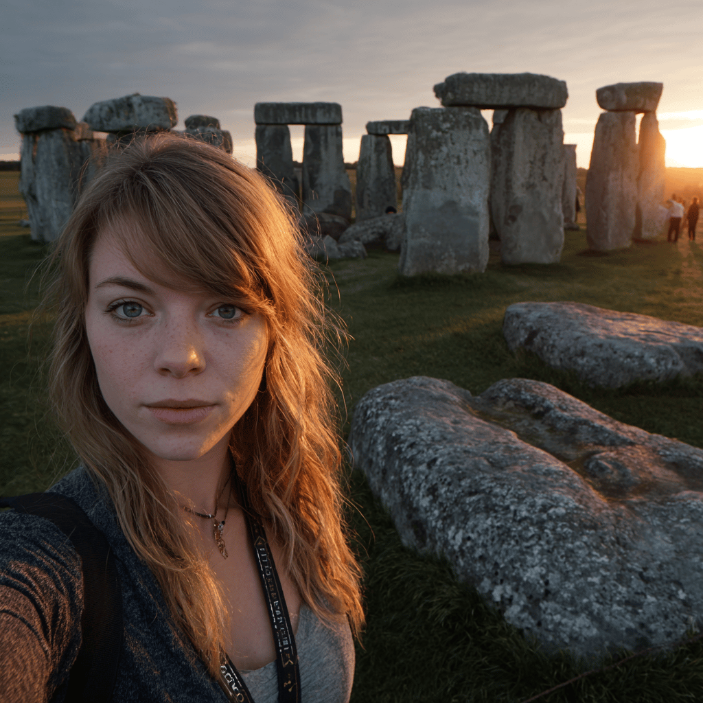 Crowds gathering at Stonehenge for Summer Solstice