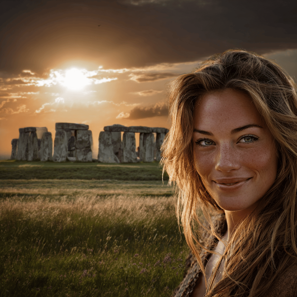 Sunrise over Stonehenge on summer solstice