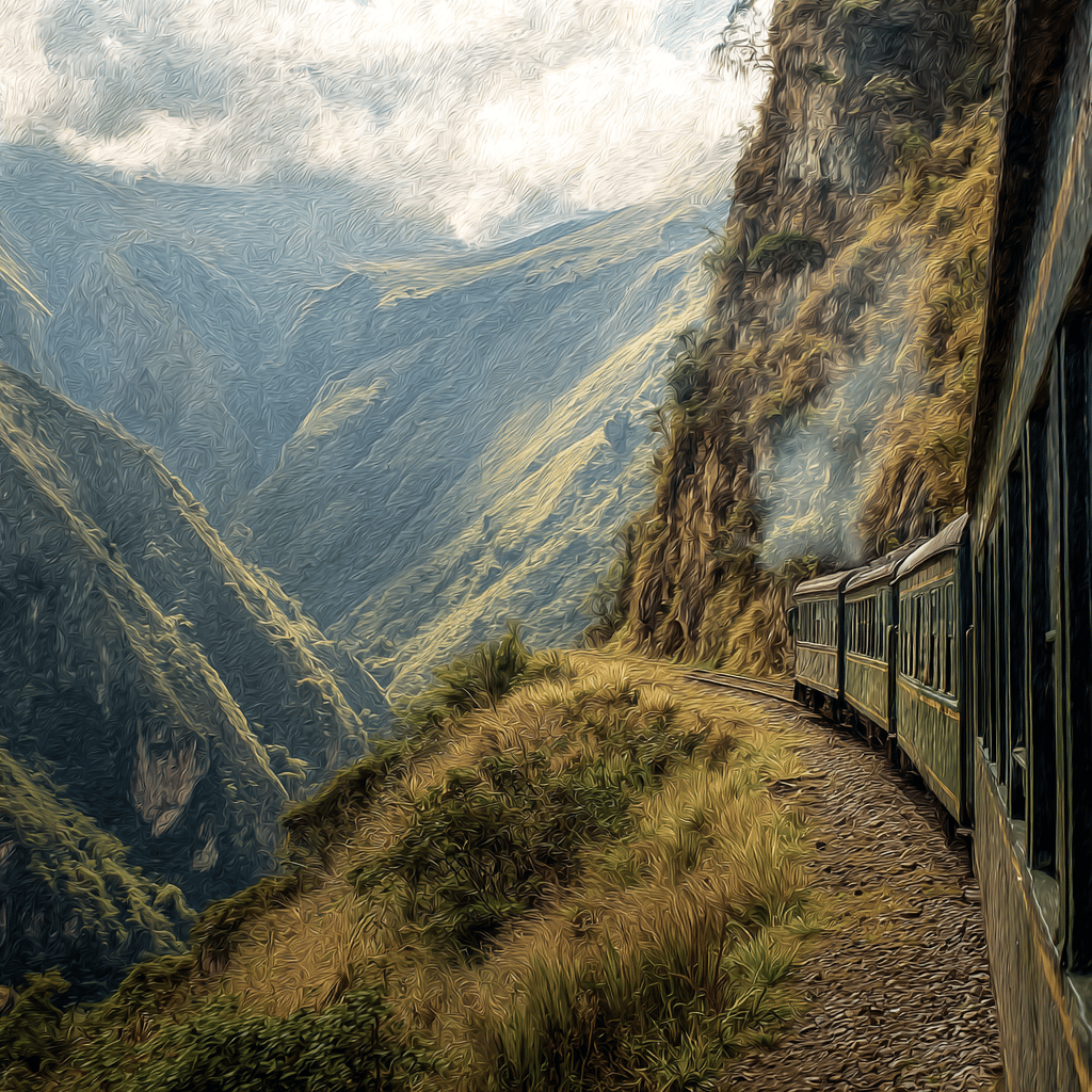 Traditional Andean culture and Devil's Nose railway