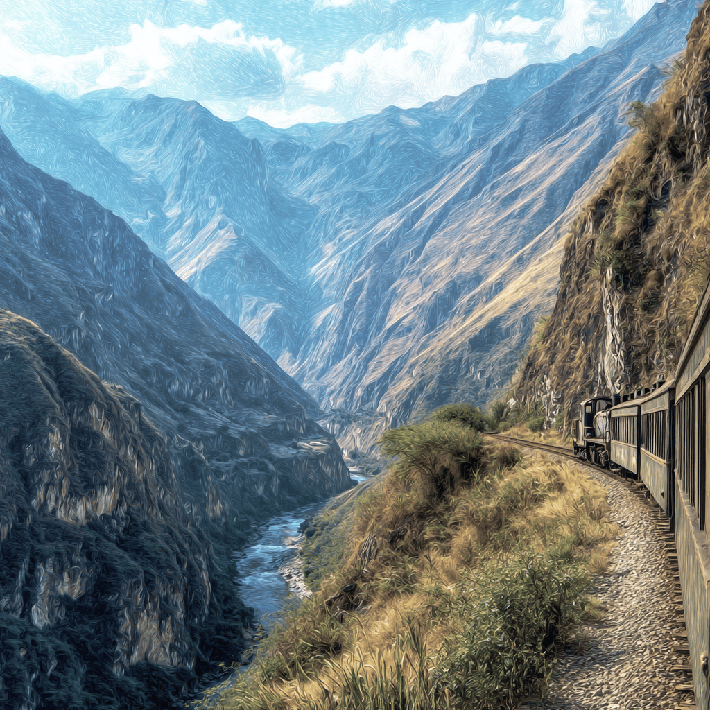 Spectacular mountain views from Devil's Nose train