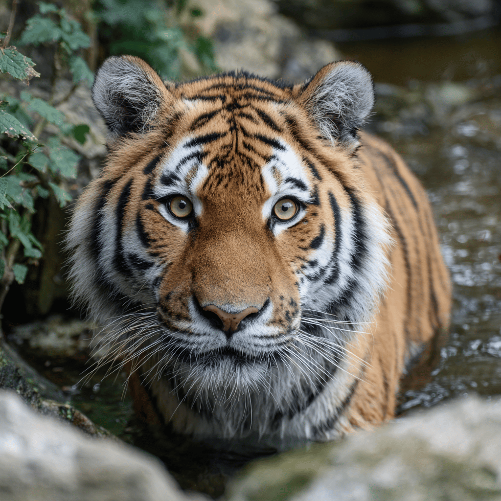 Animal feeding session at Vienna Zoo