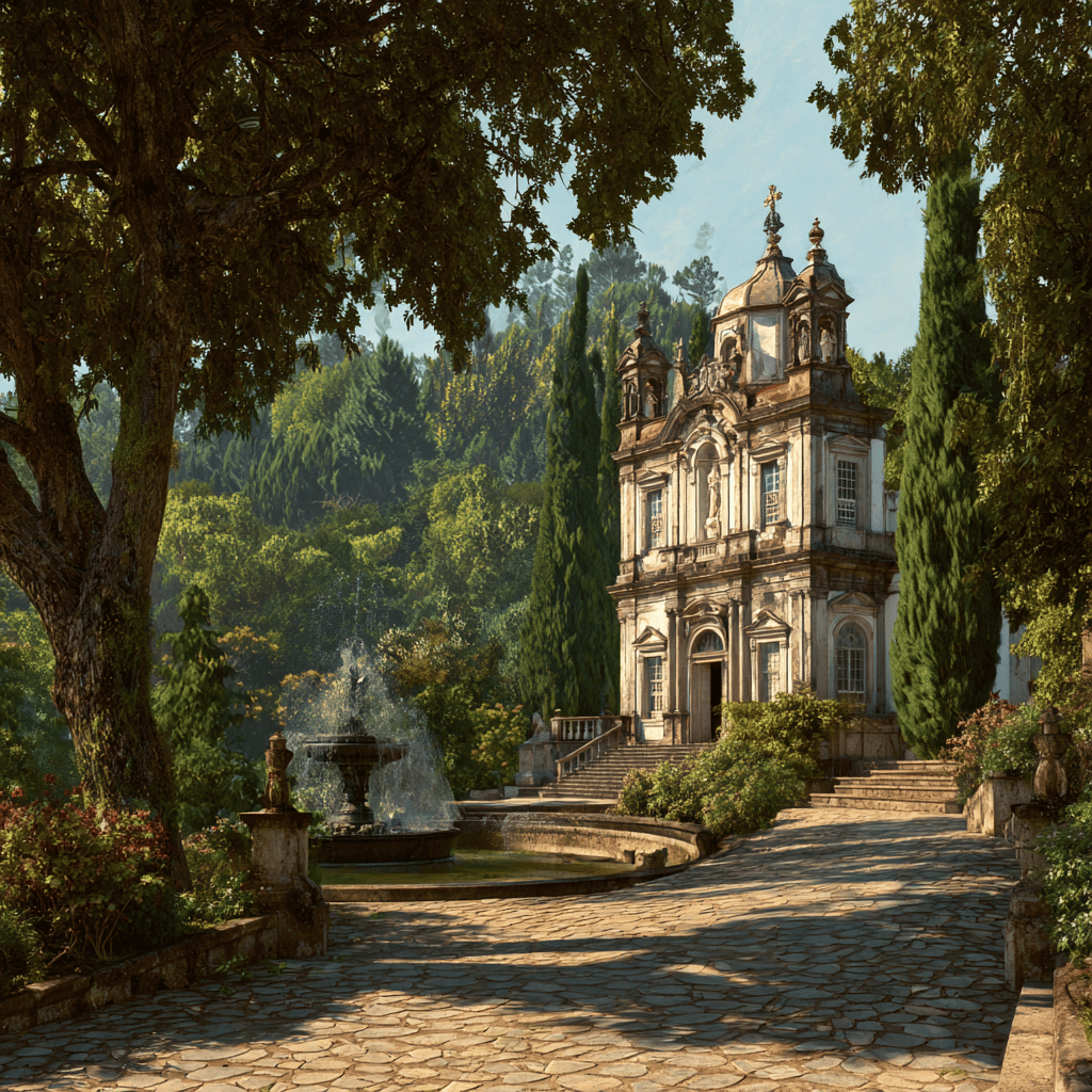 Sanctuary building with panoramic views