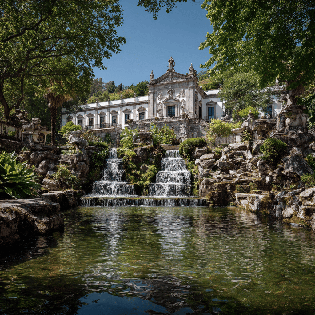 Bom Jesus do Monte Sanctuary aerial view
