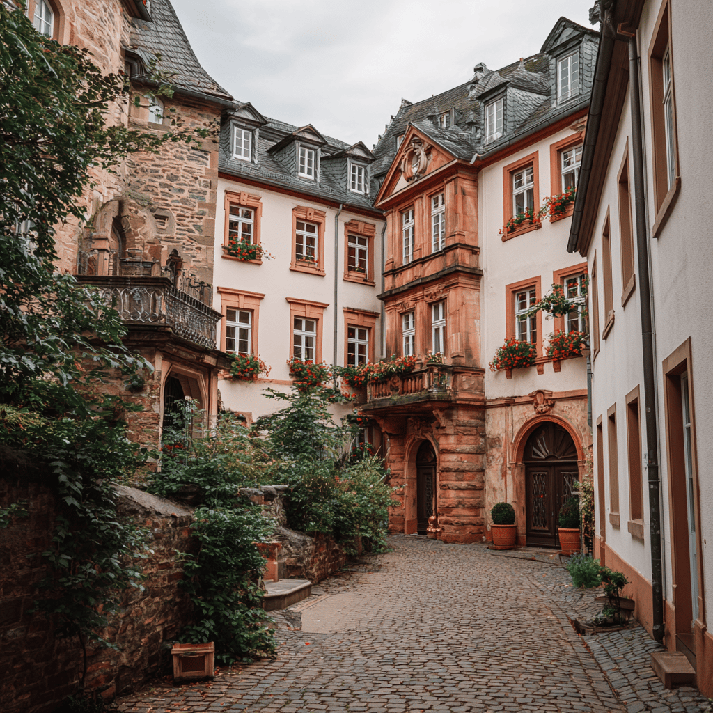 Heidelberg Castle overlooking the city
