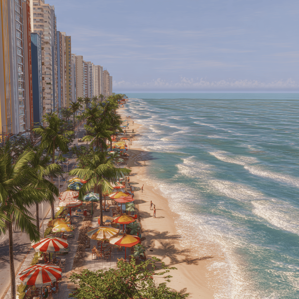 Fortaleza Brazil coastal cityscape