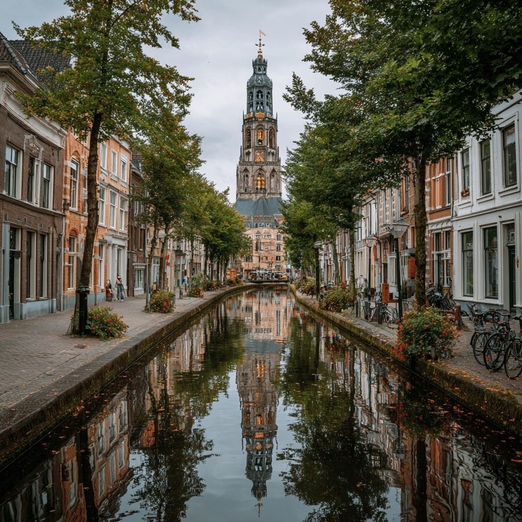 Street scene in Groningen