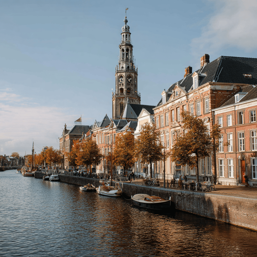 Historic streets of Groningen