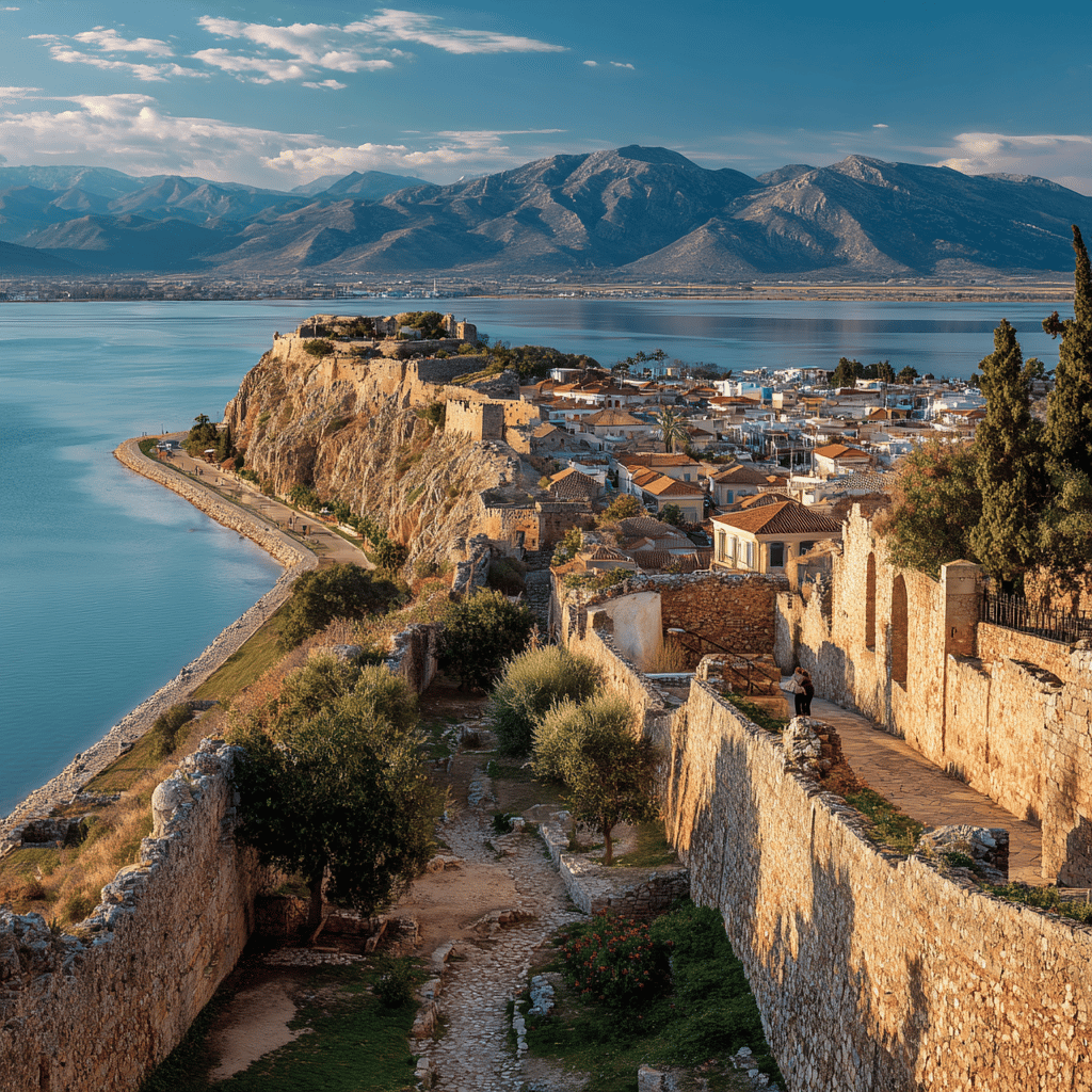 Nafplio beaches and coastline