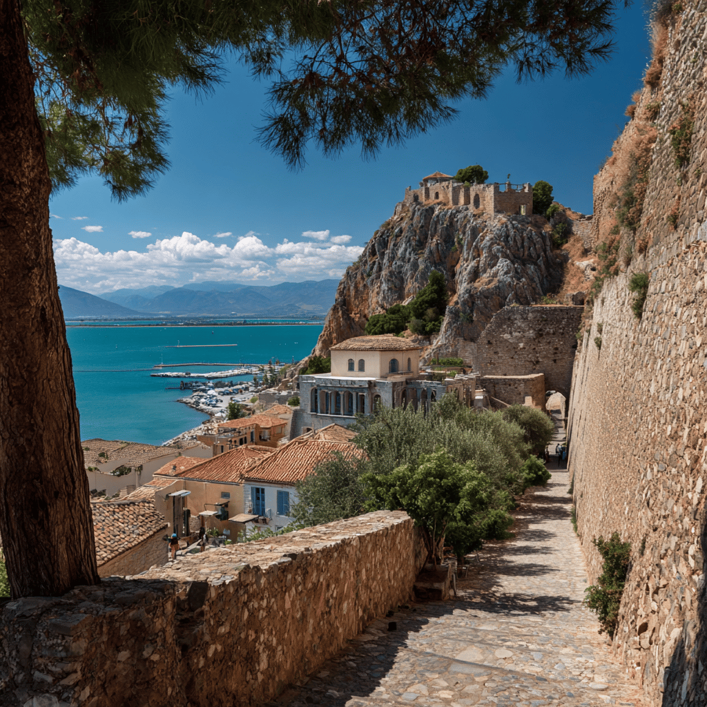 Nafplio Greece panoramic view