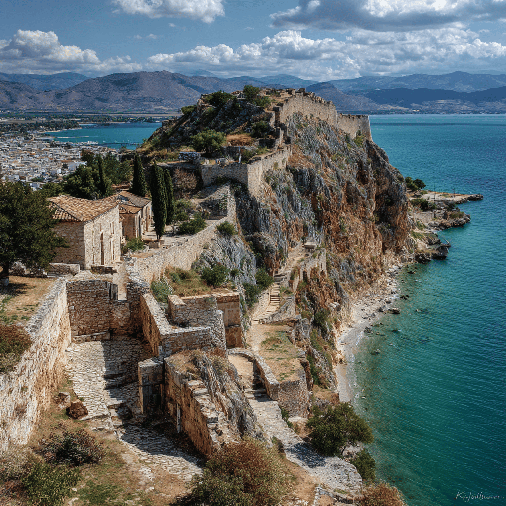 Charming streets of Nafplio Old Town