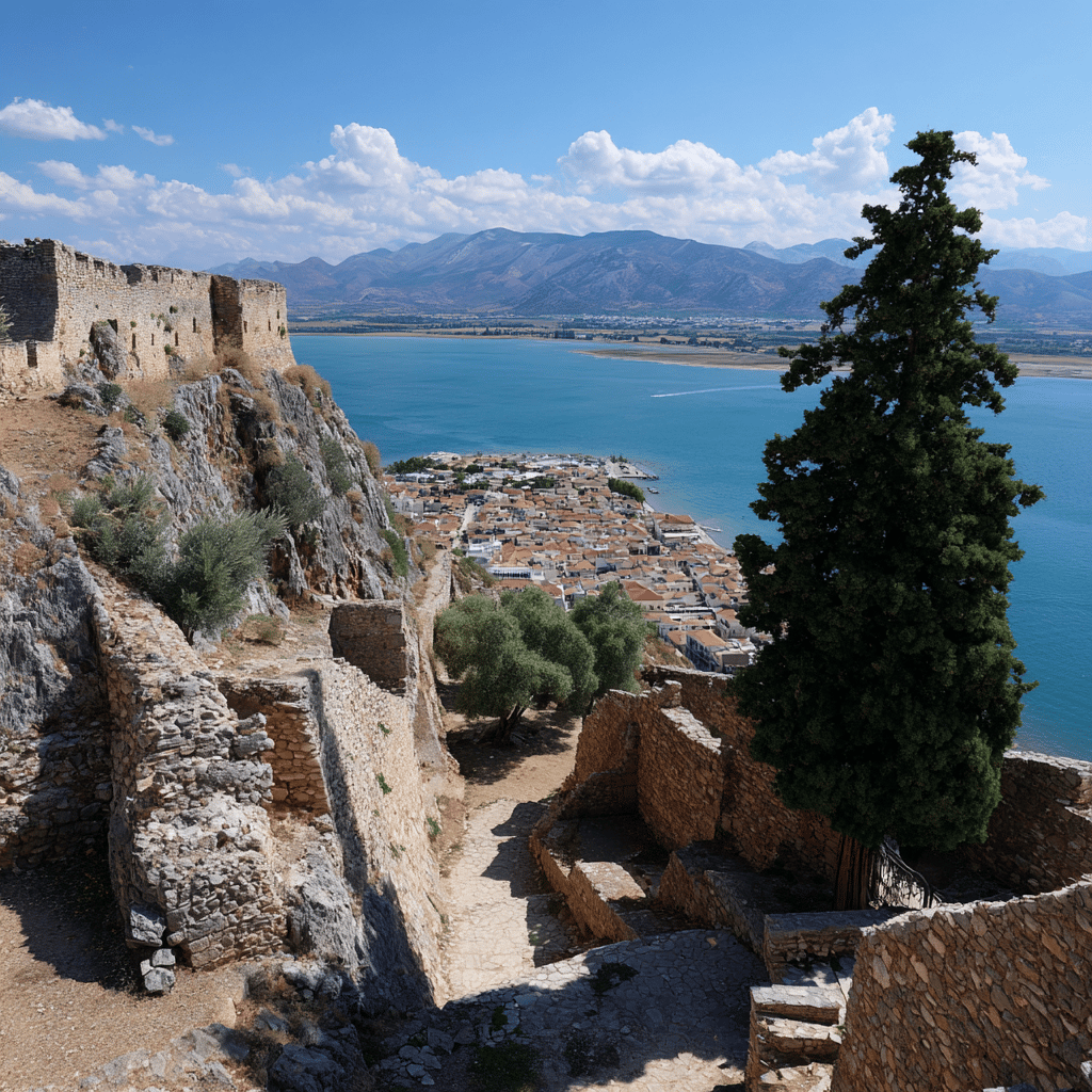 Palamidi Fortress overlooking Nafplio