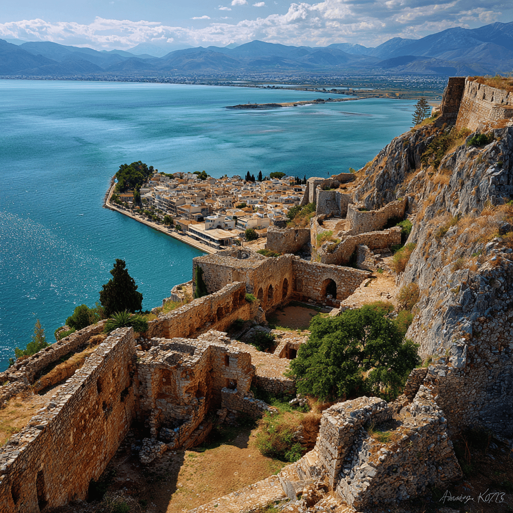 Nafplio beaches and crystal clear waters