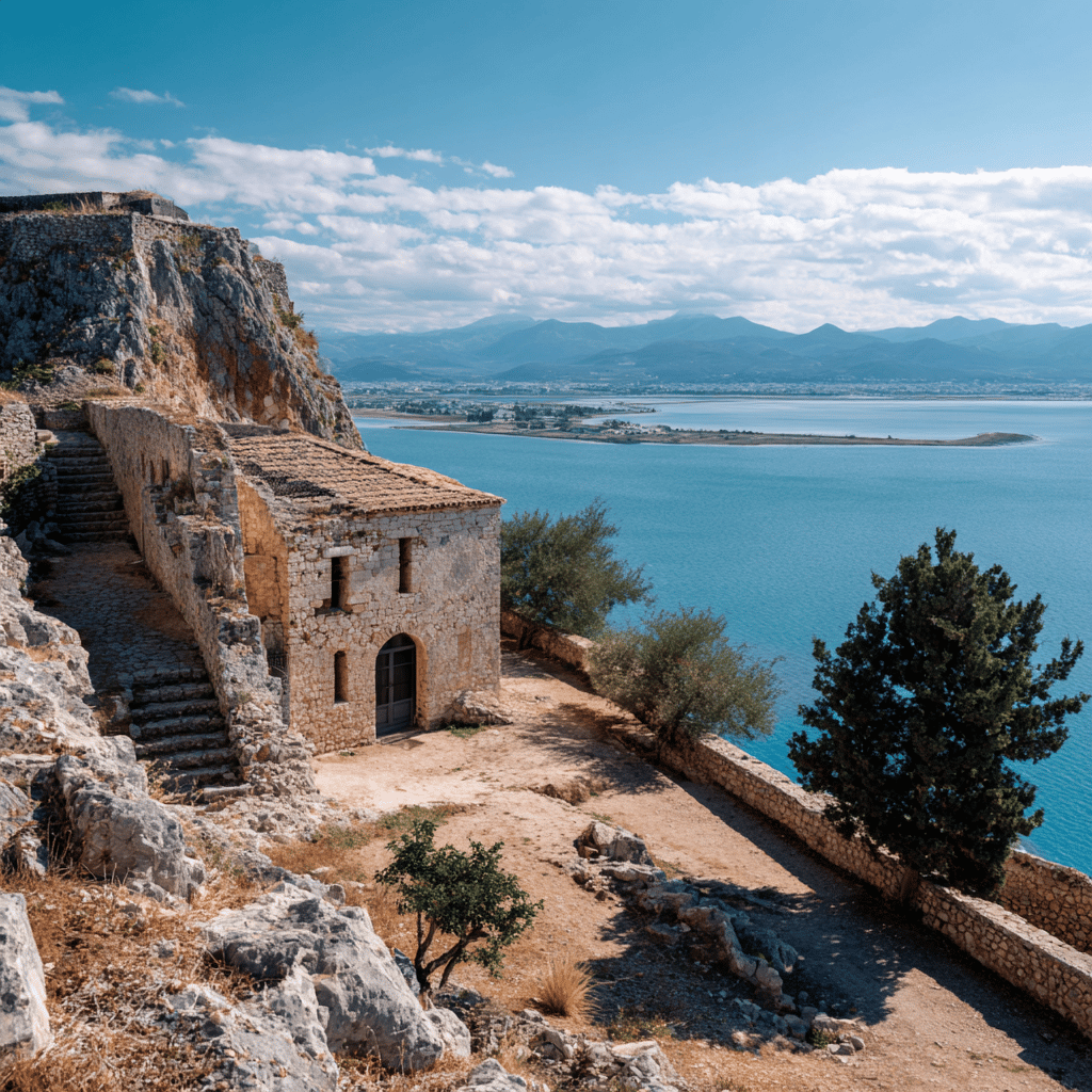 Nafplio Greece panoramic view