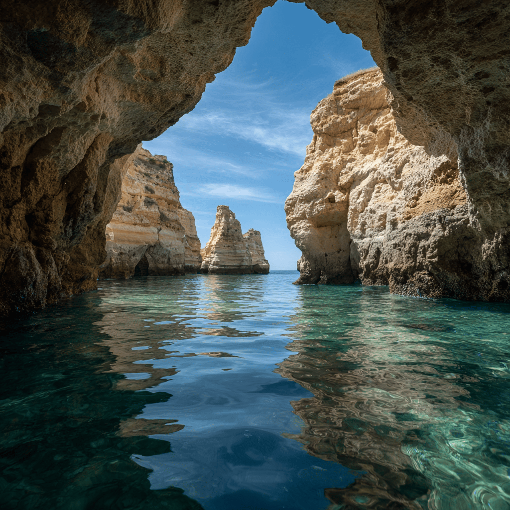 Lagos Portugal coastline
