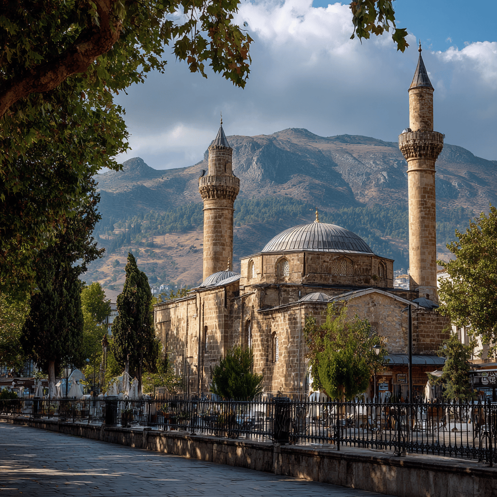Traditional Turkish bazaar in Bursa